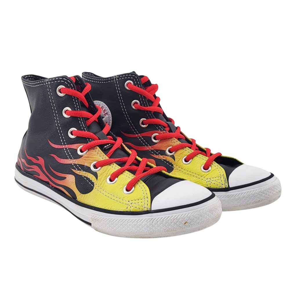 Converse Chuck Leather High Fire High Top Sneakers - Size 3‎